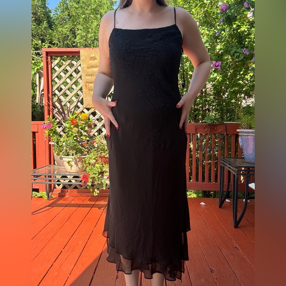 CDC Black Strapless Dress